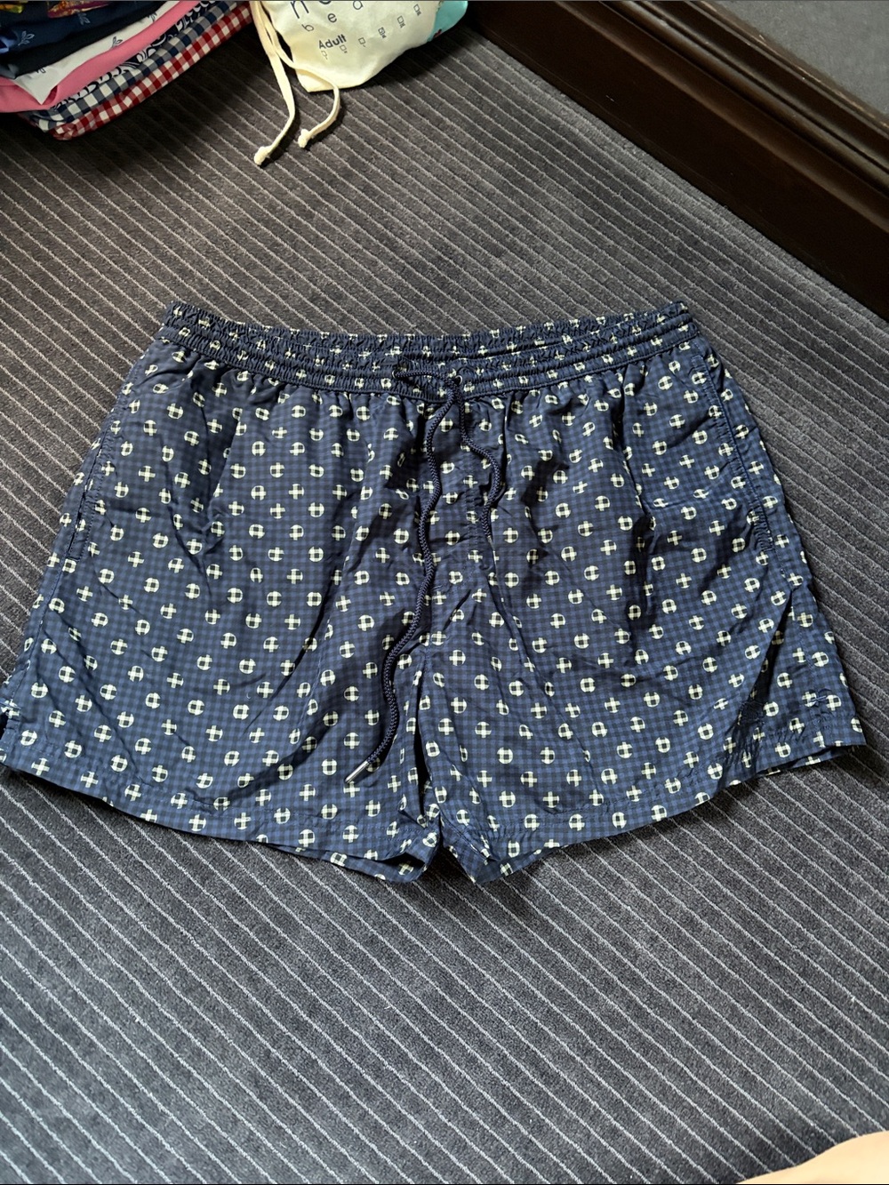 Burberry Brit men’s Navy Patterned bathing suits Shorts